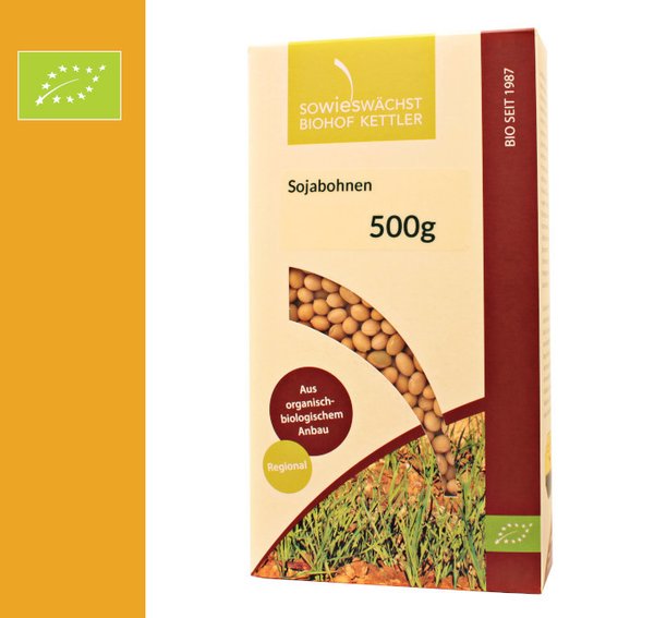 Sojabohnen Bio 500g
